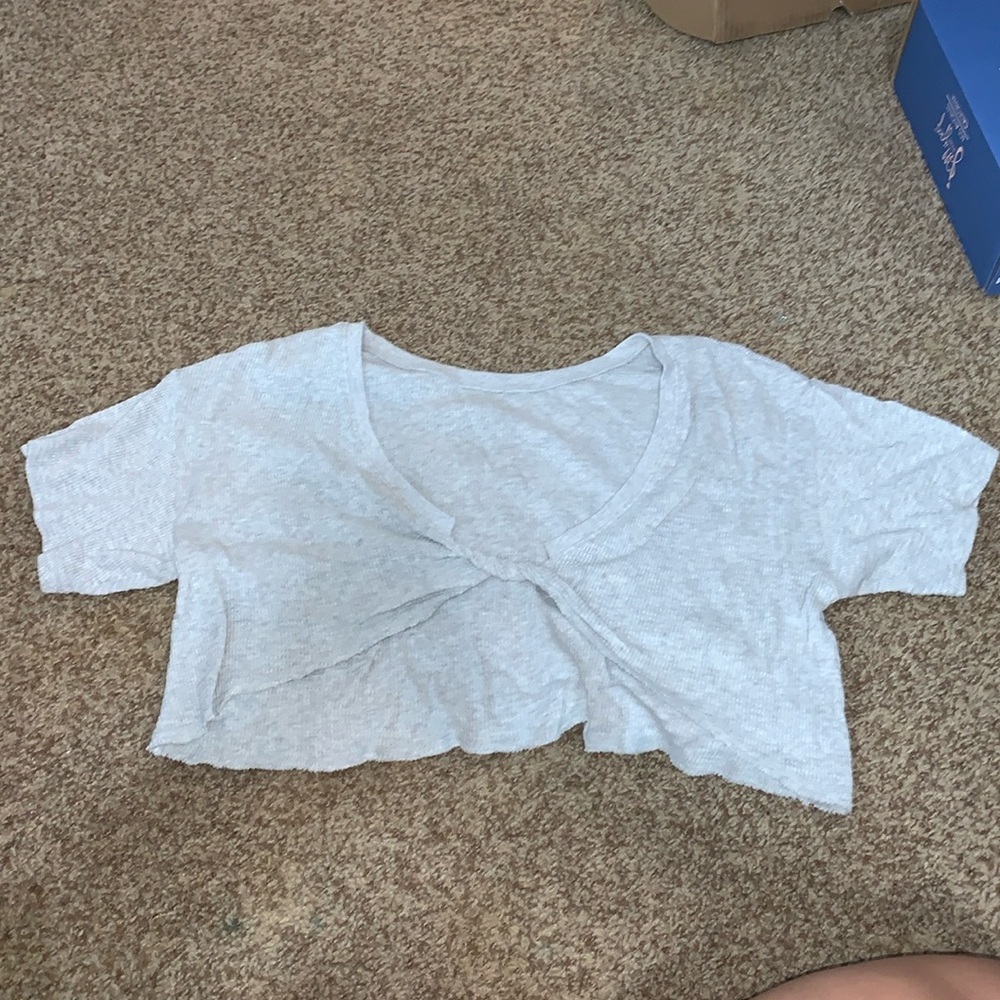 Cropped Flowing Shirt